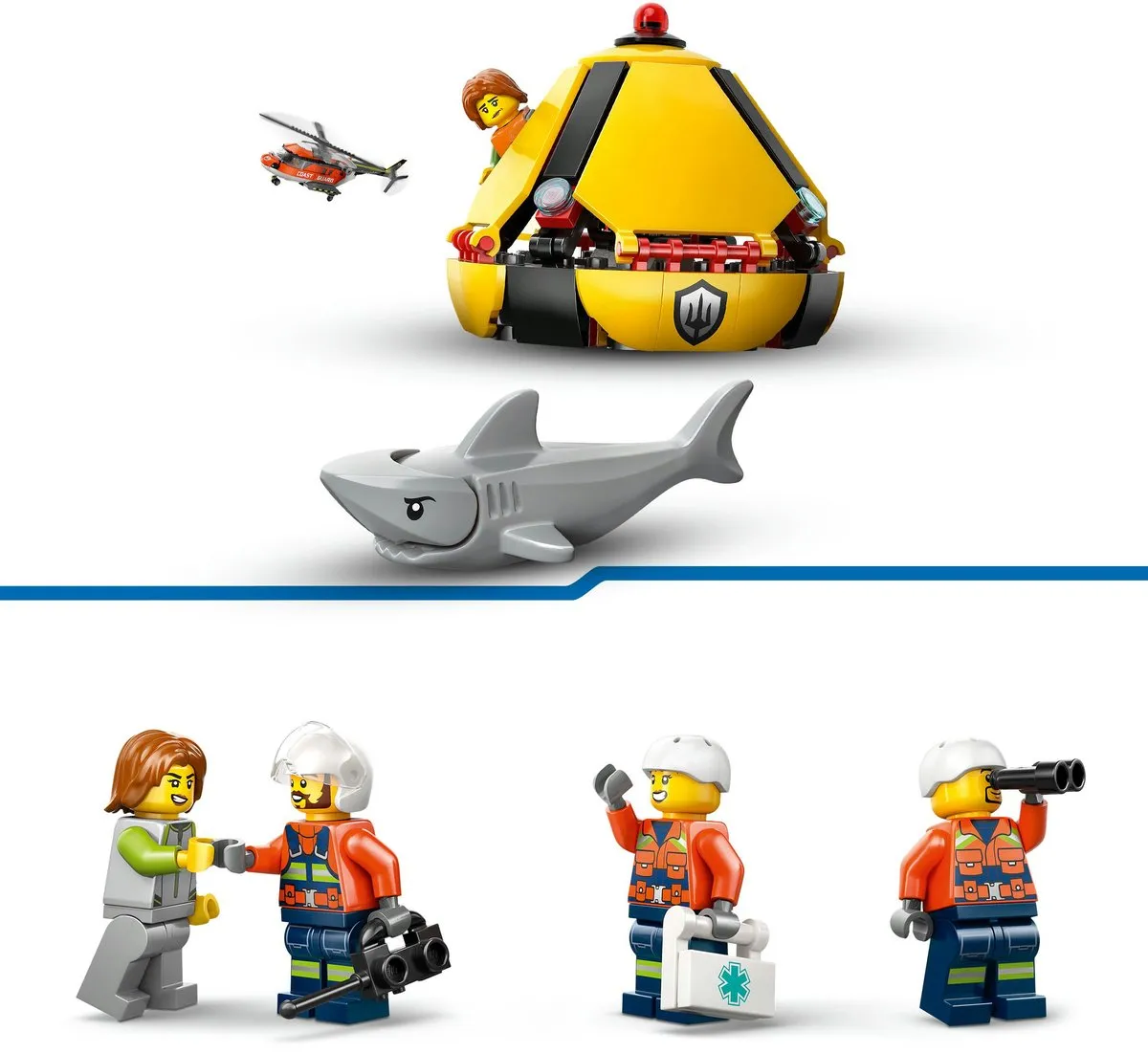LEGO City Kustwacht Reddingshelikopter 60503 - 551 Stukken - 4 Minifiguren