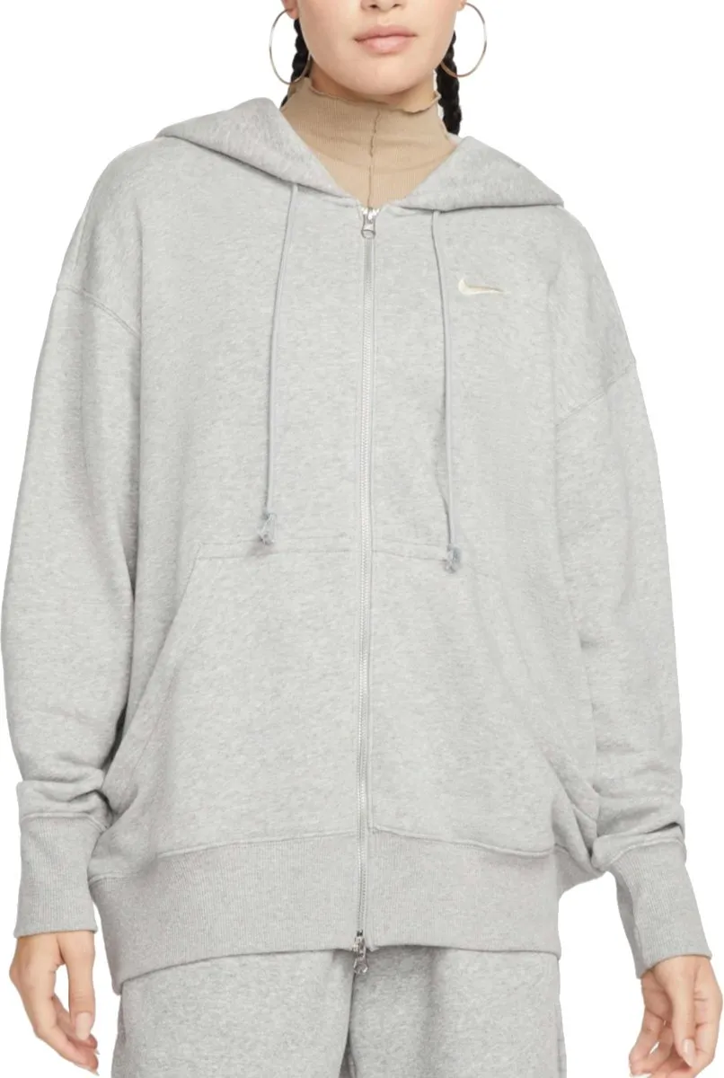 Nike NSW Phoenix Fleece Oversized Full-Zip Hoodie DX1761-063 - Grijs