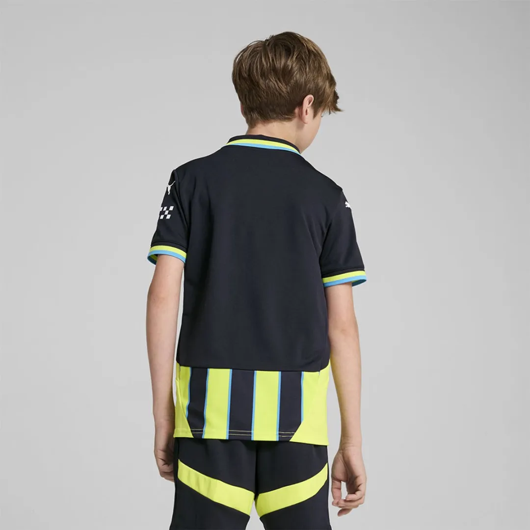 PUMA Manchester City FC 24/25 Weg T-shirt Junior - Geel 9-10 jaar