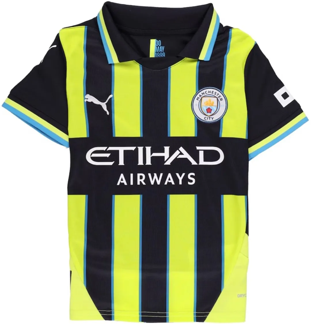 PUMA Manchester City FC 24/25 Weg T-shirt Junior - Geel 9-10 jaar