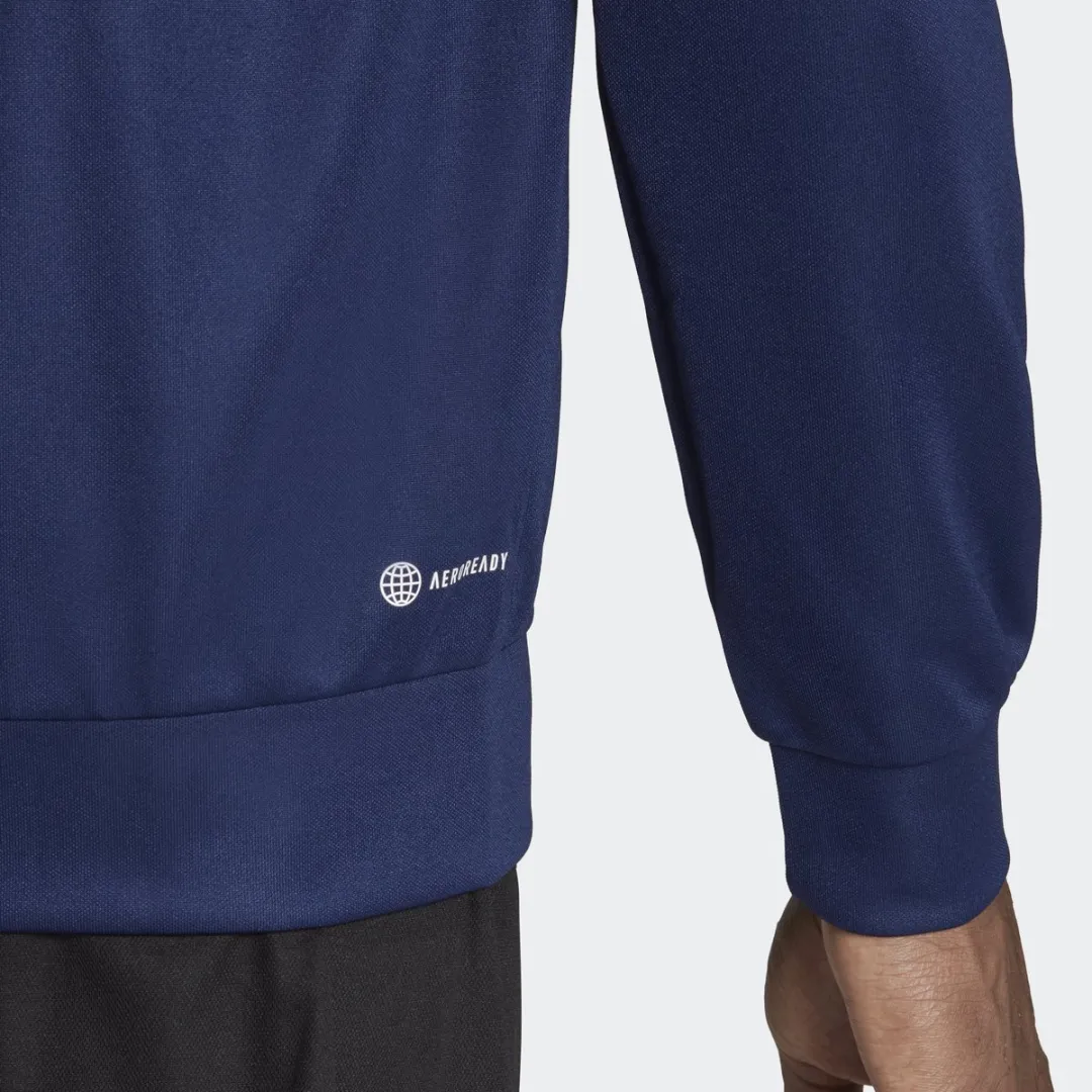 adidas Train Essentials Seasonal Ritsjack IB8139 - Heren - Blauw