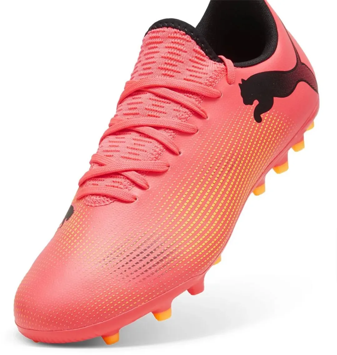 PUMA Future 7 Play Mg Voetbalschoenen 45 - Oranje
