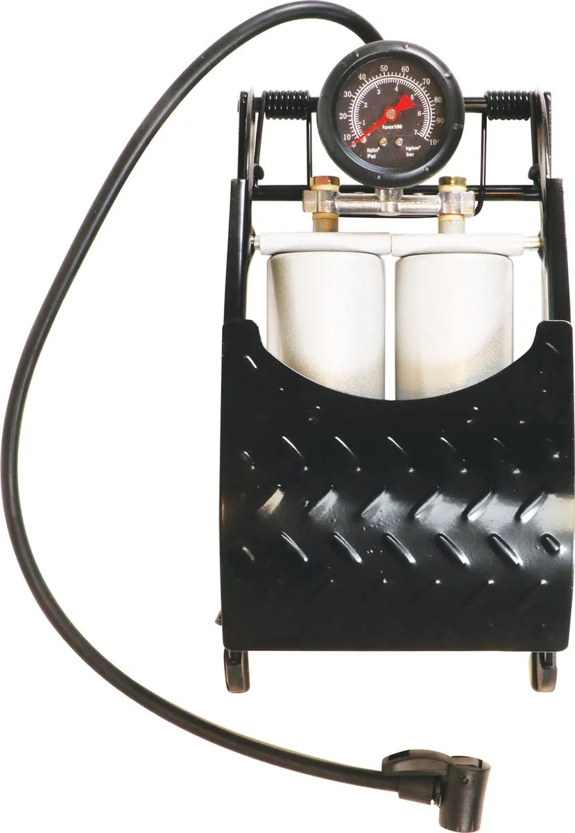 Carpoint Voetpomp Premium - Zwart
