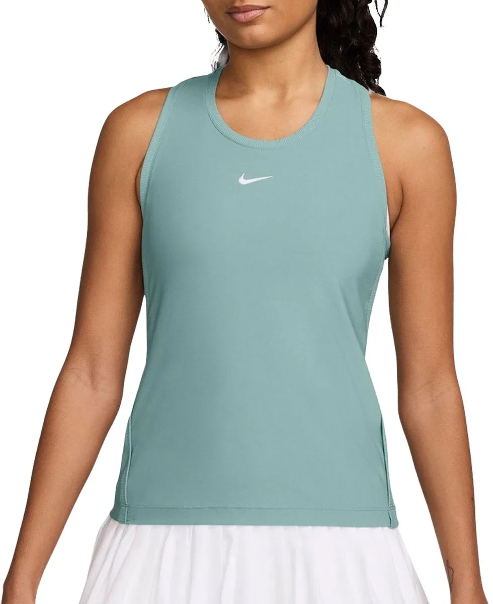 Nike Dri-FIT Victory Tennistop Dames L - Donkergroen