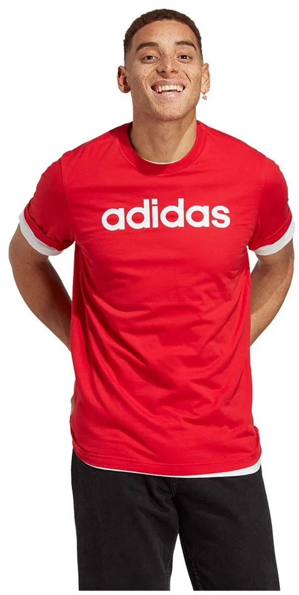 adidas Sportswear Essentials T-shirt IC9278 - Rood - S