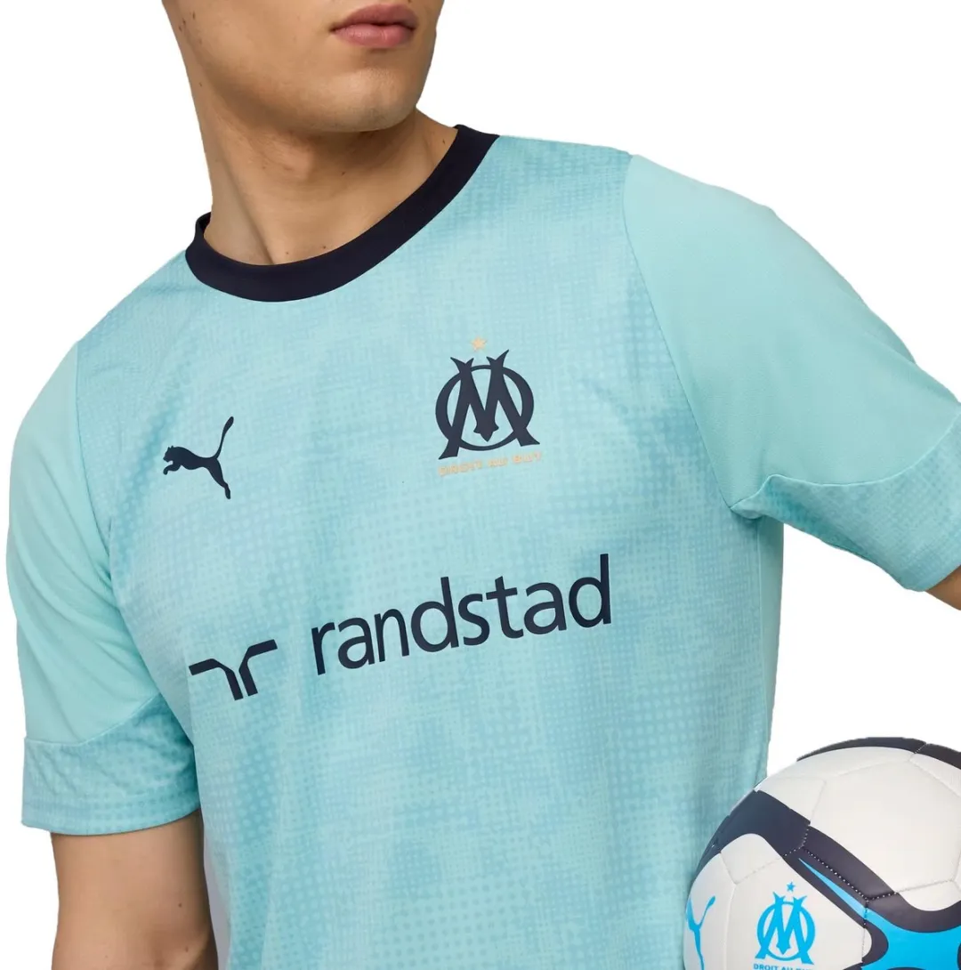 PUMA Olympique Marseille Training Shirt 25/26 - S - Blauw