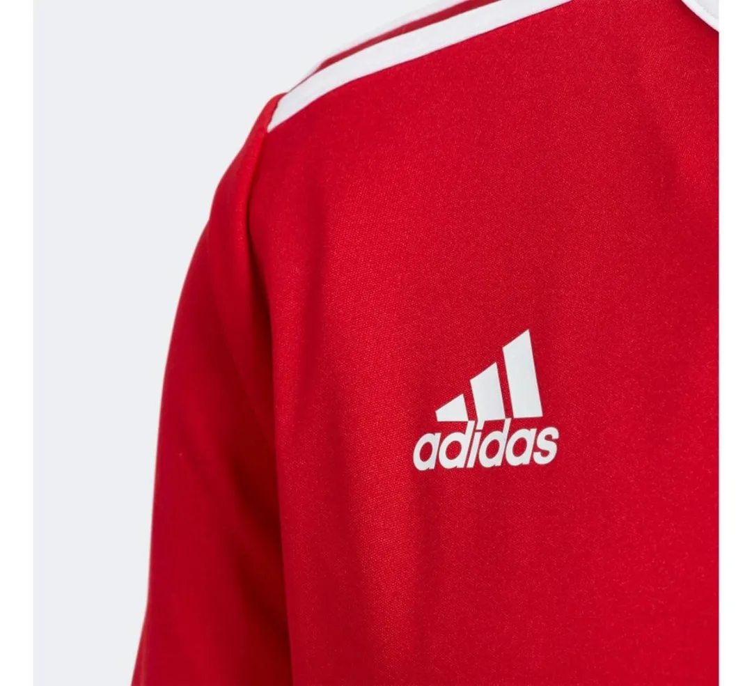 adidas Entrada 18 Sportshirt CF1050JR - 116 - Rood/Wit