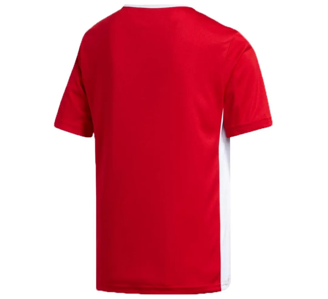 adidas Entrada 18 Sportshirt CF1050JR - 116 - Rood/Wit