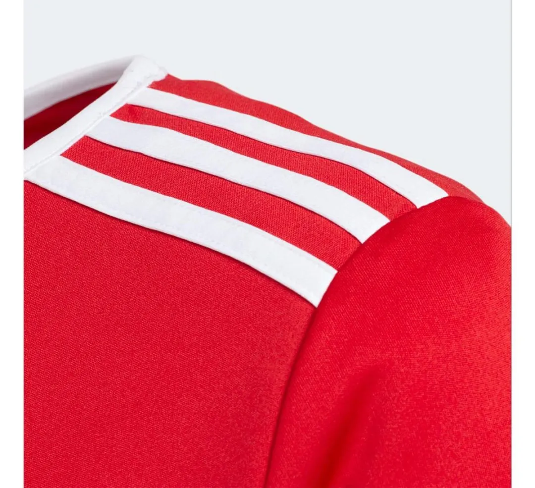 adidas Entrada 18 Sportshirt CF1050JR - 116 - Rood/Wit