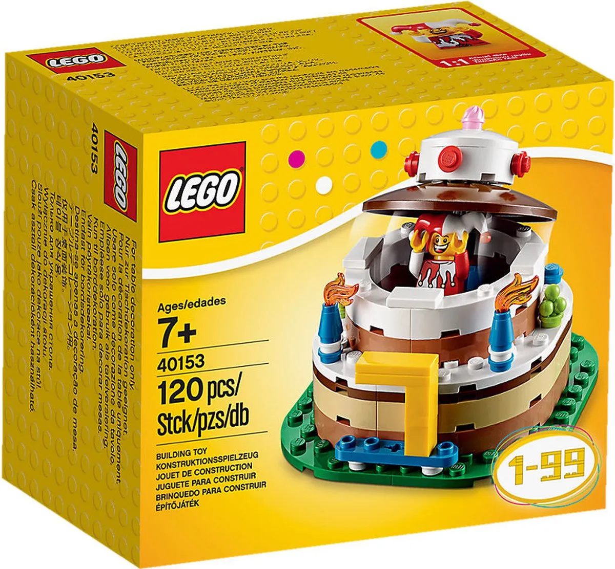 LEGO Verjaardagstaart 40153 - 120 Stukken - Meerkleurig - afbeelding 4 van 5