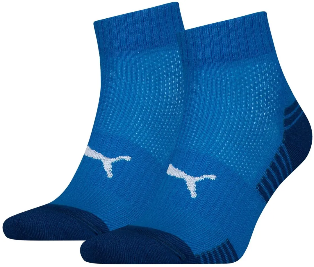PUMA Sport Cushioned Quartersokken 2-Pack