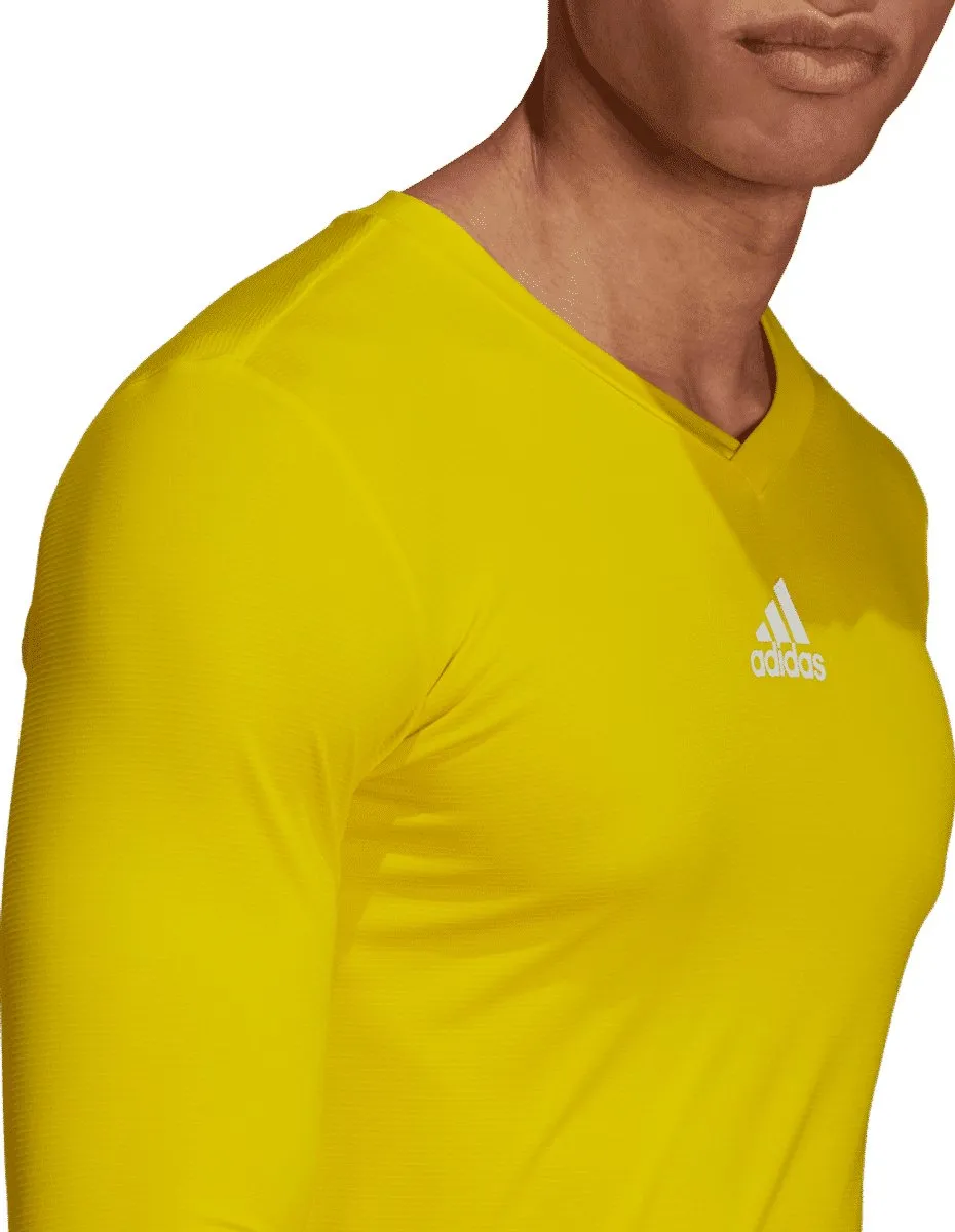 adidas Base Tee 21 Lange Mouw Shirt - M - Geel