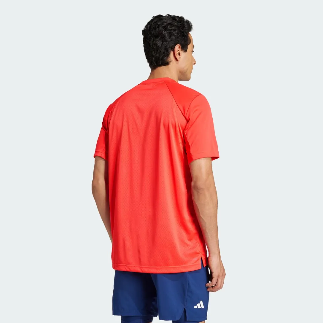 adidas Performance Club Tennis Climacool T-shirt JF8505 - Rood - afbeelding 6 van 6
