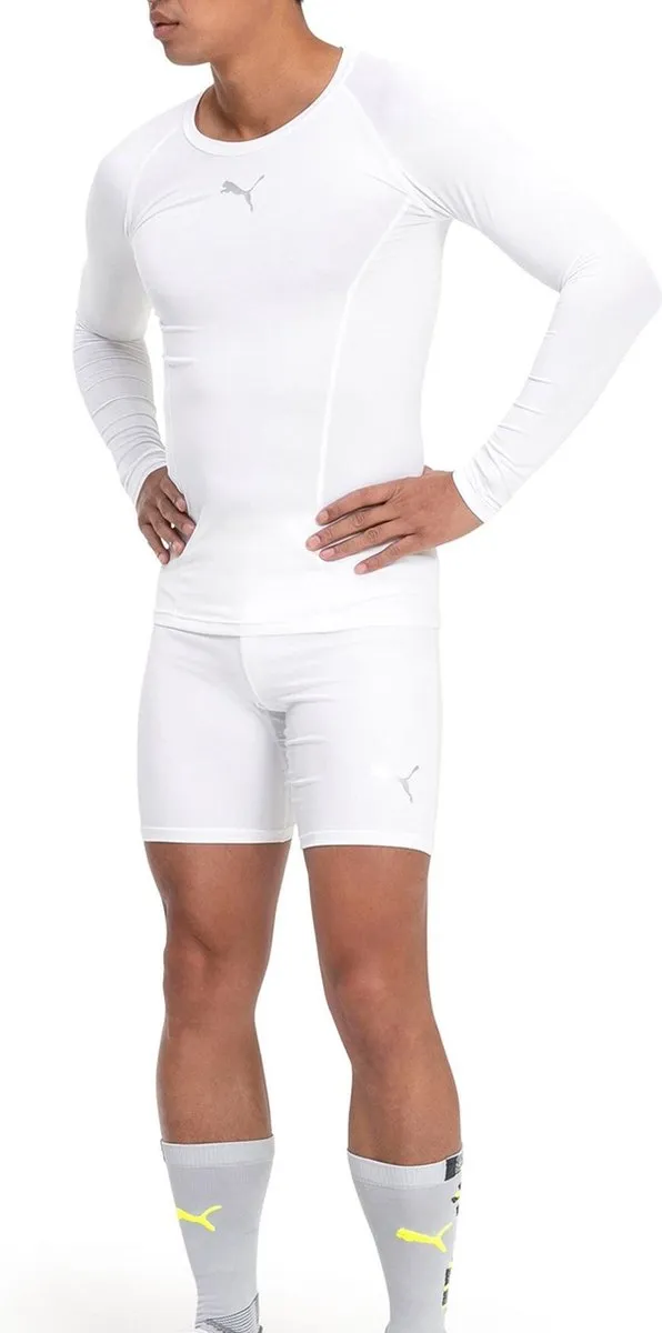 PUMA Liga Baselayer Longsleeve Heren S - Wit