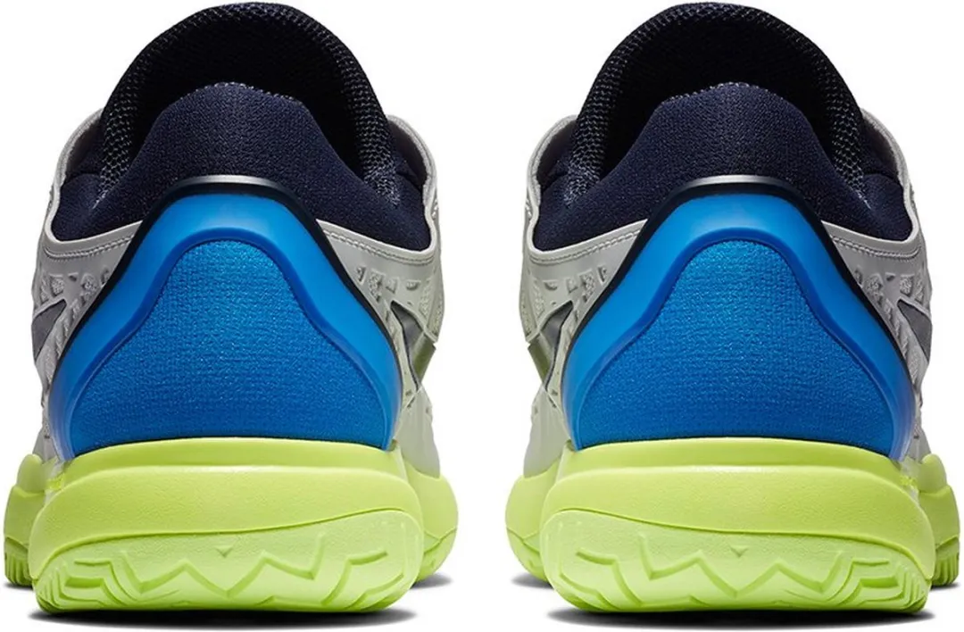 Nike Air Zoom Cage 3 HC - Tennischoenen 36 - Grijs/Geel/Blauw