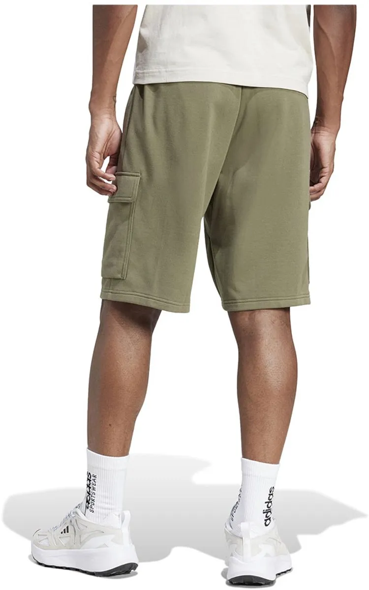 adidas Essentials Feel Cozy Cargo Shorts IC9377 - S - Olive Strata