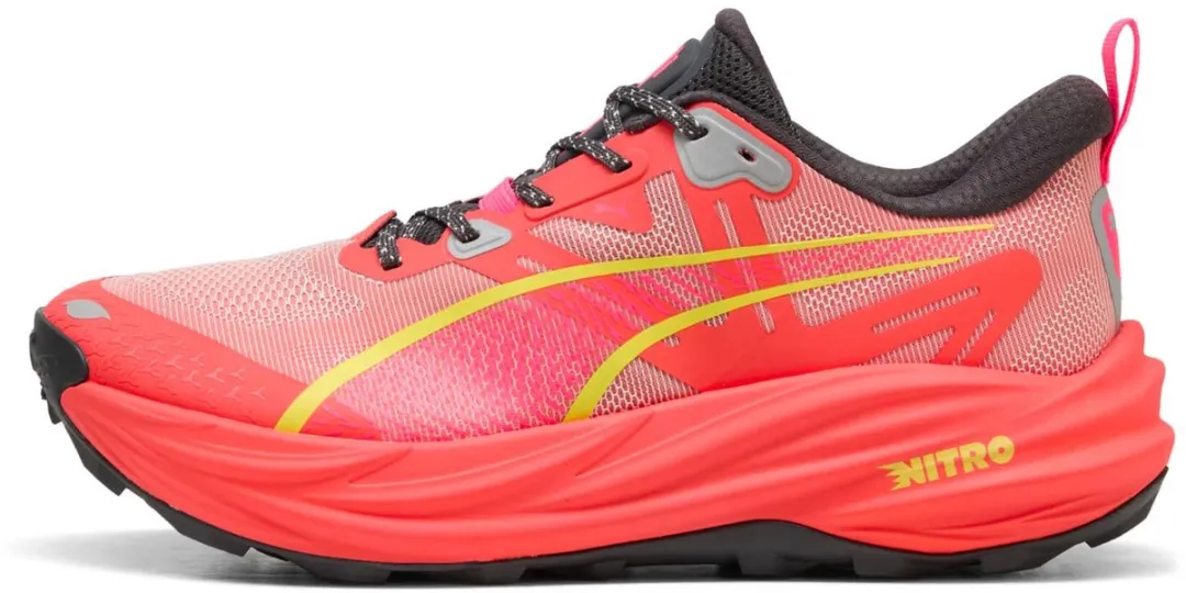 PUMA Voyage Nitro 4 Hardloopschoenen 43 - Trail - Red Glamour/Melon Glow/Pure Pink - afbeelding 4 van 6
