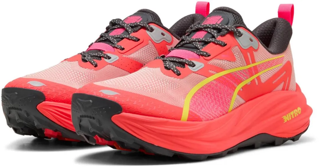 PUMA Voyage Nitro 4 Hardloopschoenen 43 - Trail - Red Glamour/Melon Glow/Pure Pink - afbeelding 5 van 6