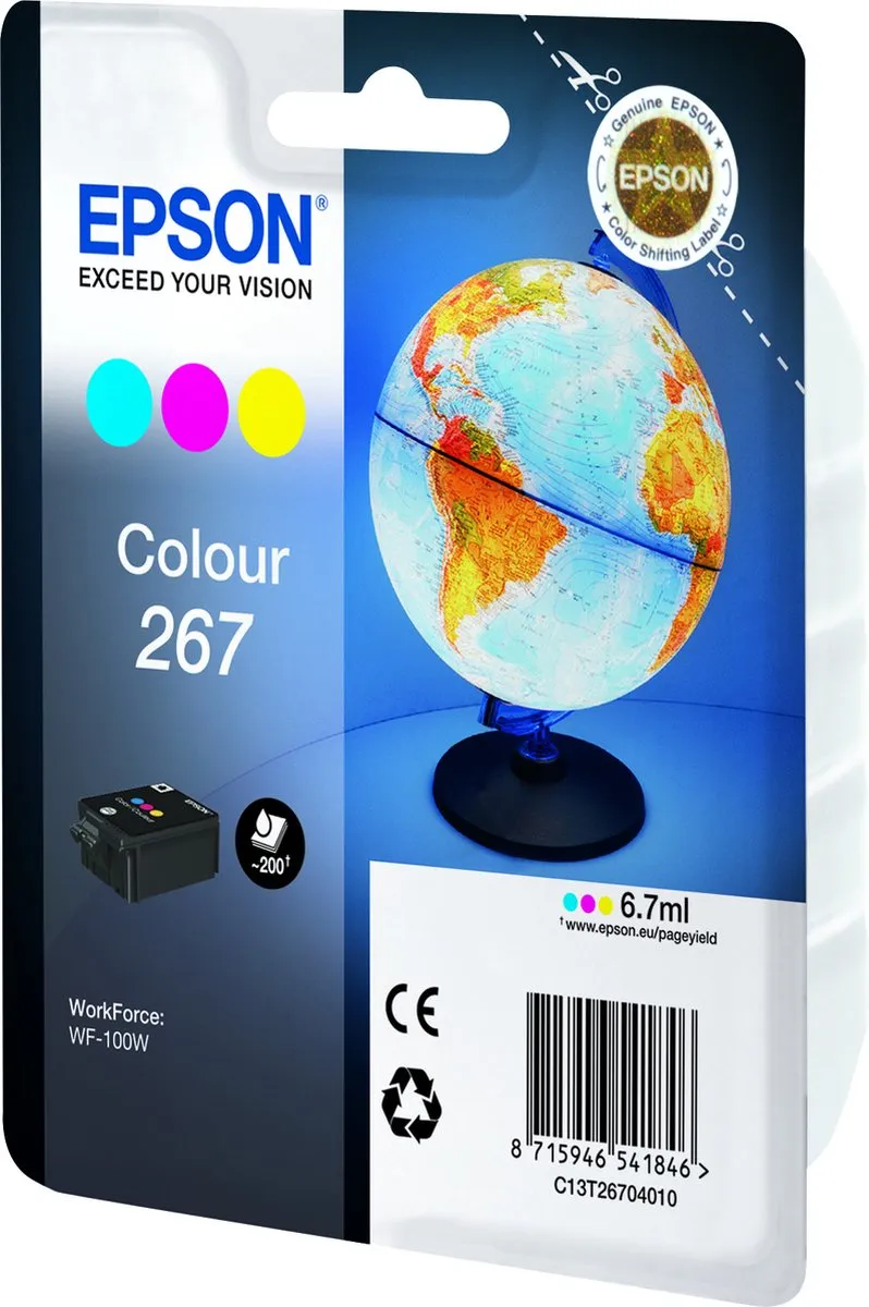 Epson C13T26704020 Cyaan Inktcartridge - 200 pagina's