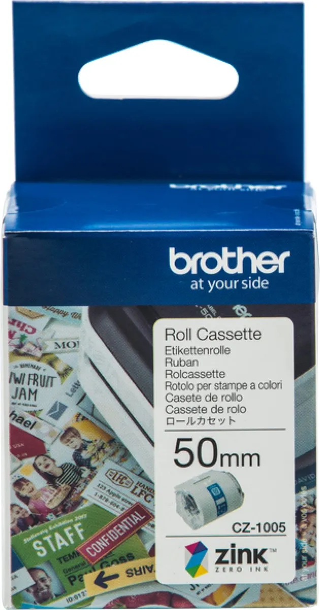 Brother CZ-1005 Laminatband 50mm - Wit