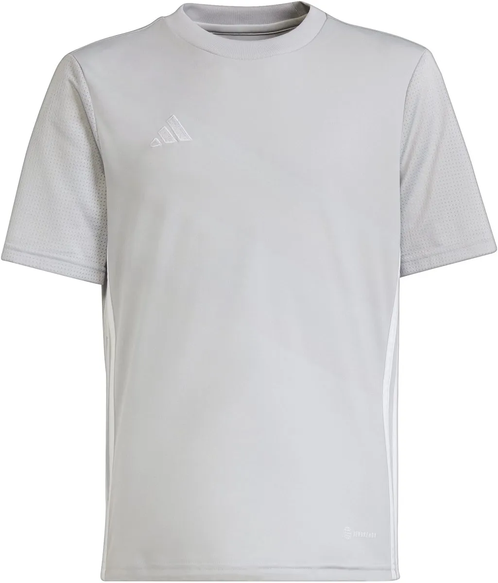 Adidas Tabela 23 Shirt Korte Mouw Kinderen 164 - Lichtgrijs/Wit