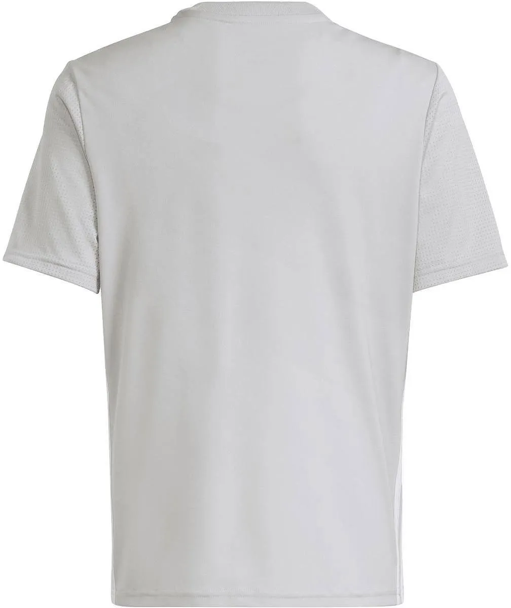 Adidas Tabela 23 Shirt Korte Mouw Kinderen 164 - Lichtgrijs/Wit