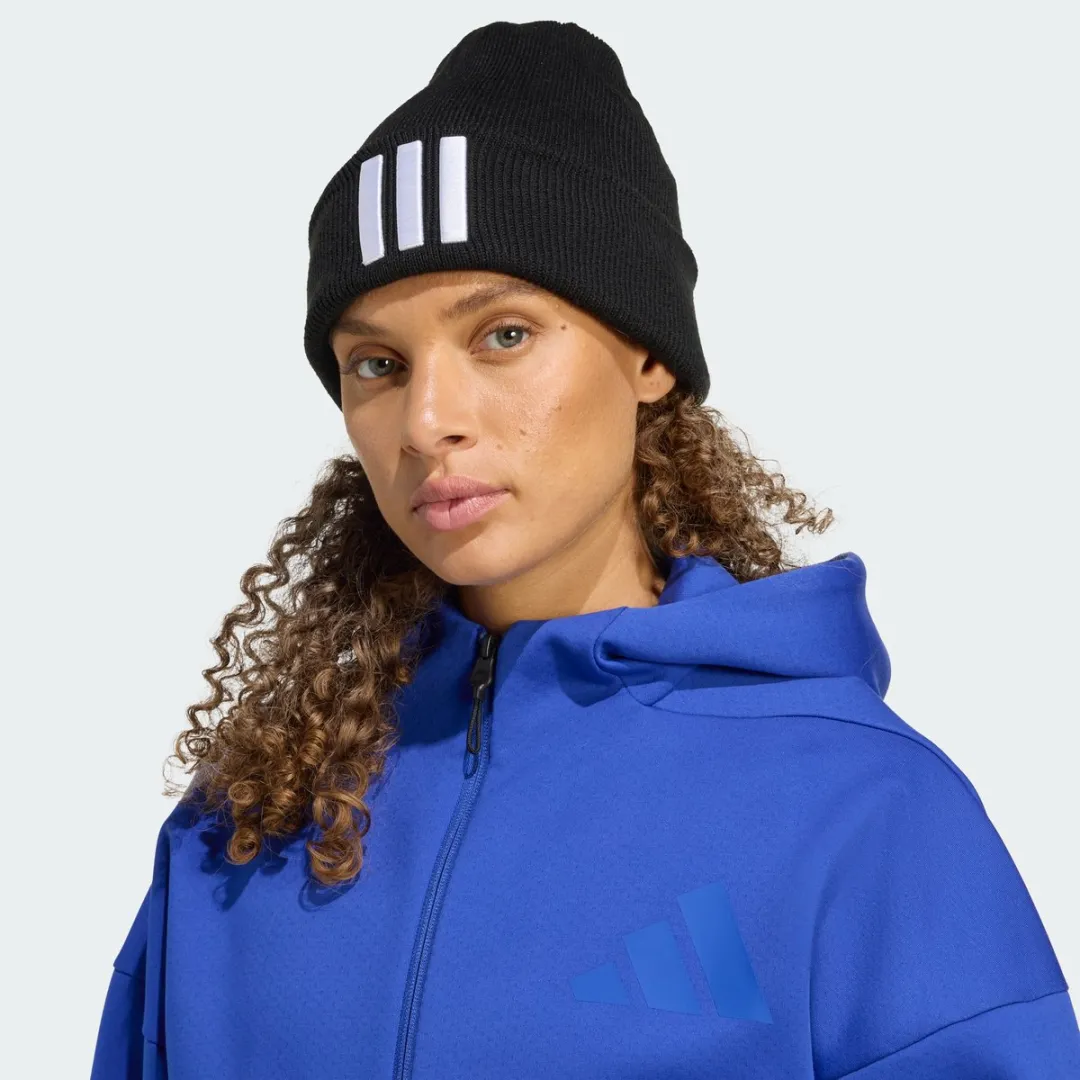 Adidas 3-Stripes Beanie - Zwart - S/M