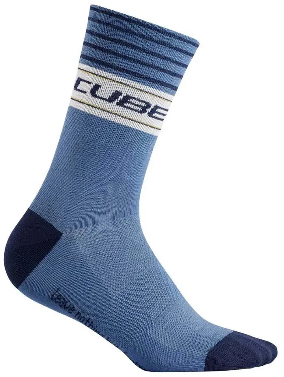 Cube High Cut Blackline Sportsokken - Blauw - Maat 36-39