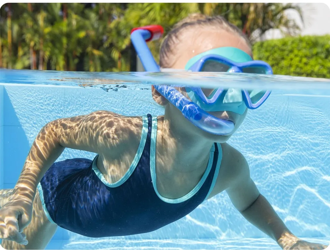Bestway Zwemmasker met Snorkel - Geel
