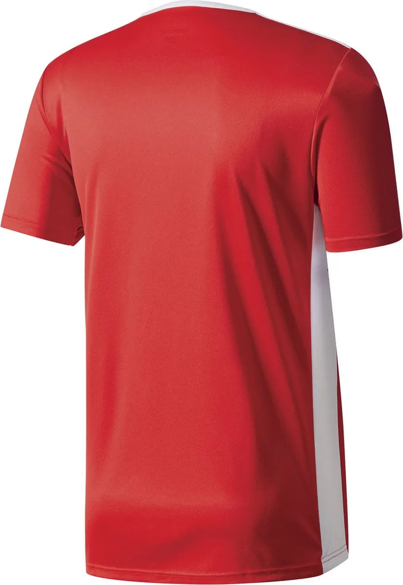 adidas Entrada 18 Heren Sportshirt CF1038 - Power Red/Wit - XL