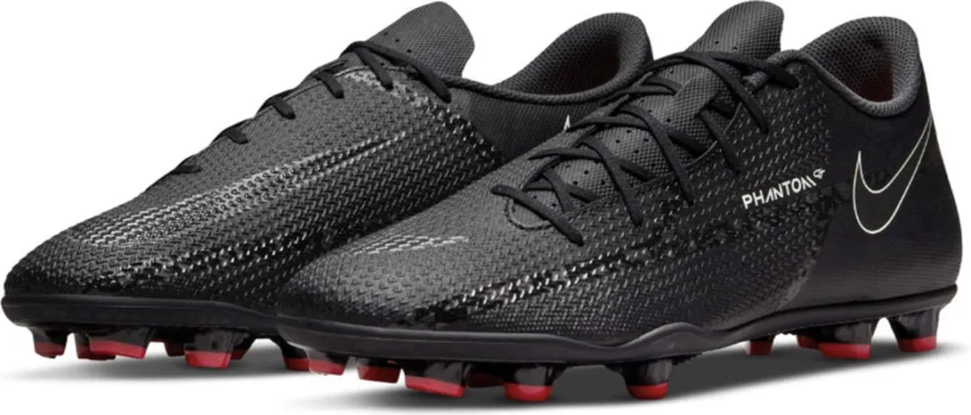 Nike Phantom GT2 FG/MG Voetbalschoenen DA5640-001 - Maat 40 - Zwart/Rood