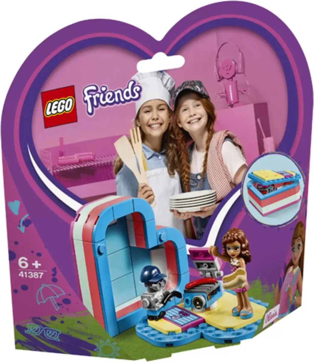 LEGO Friends Olivia Hartvormige Zomerdoos 41387 - Roze - afbeelding 2 van 6