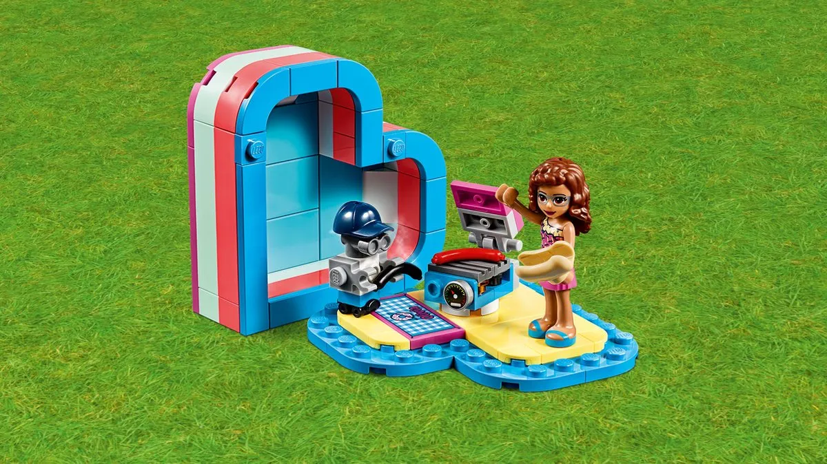 LEGO Friends Olivia Hartvormige Zomerdoos 41387 - Roze - afbeelding 6 van 6