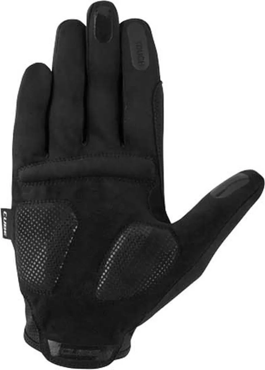 Cube Comfort Long Finger Handschoenen - Zwart/Grijs - Maat L