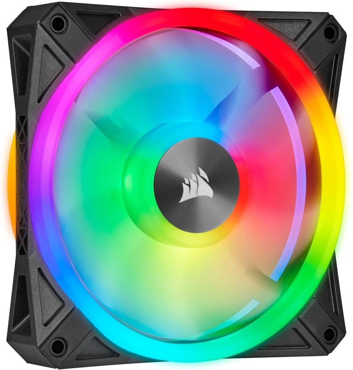 Corsair QL120 RGB Box Ventilator - 3x 120mm - Zwart/Grijs