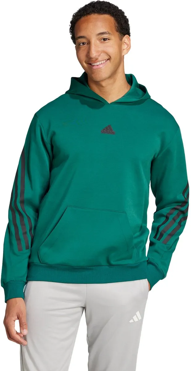adidas Future Icons 3-Stripes Hoodie IW8569 - M - Groen