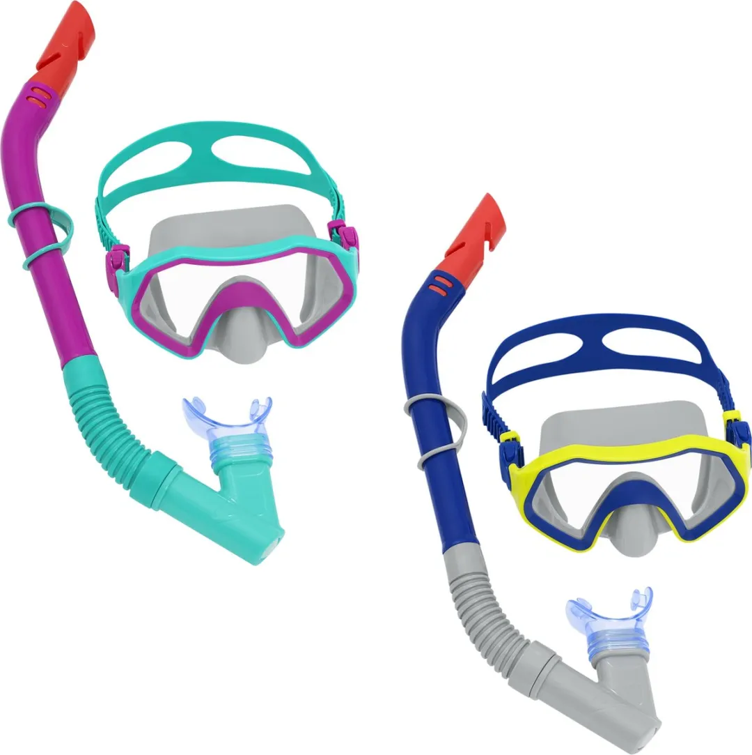 Bestway Kindersnorkelset Blauw - Duikbril en Snorkel