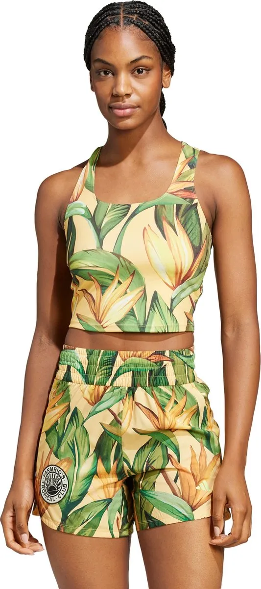 adidas x FARM Rio Training Tanktop JD6306 - Geel