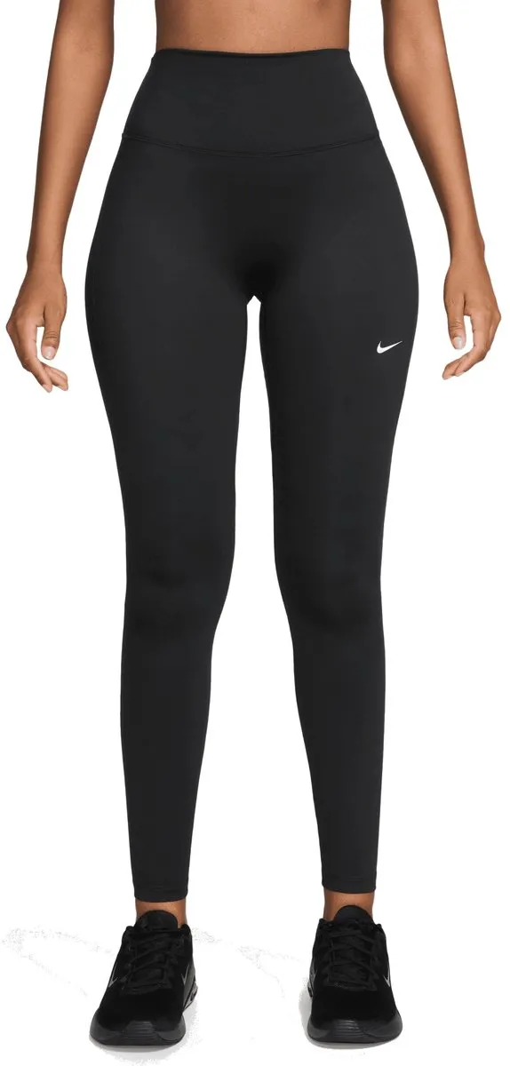 Nike Sportlegging One Seamless Front Dames XL - Zwart