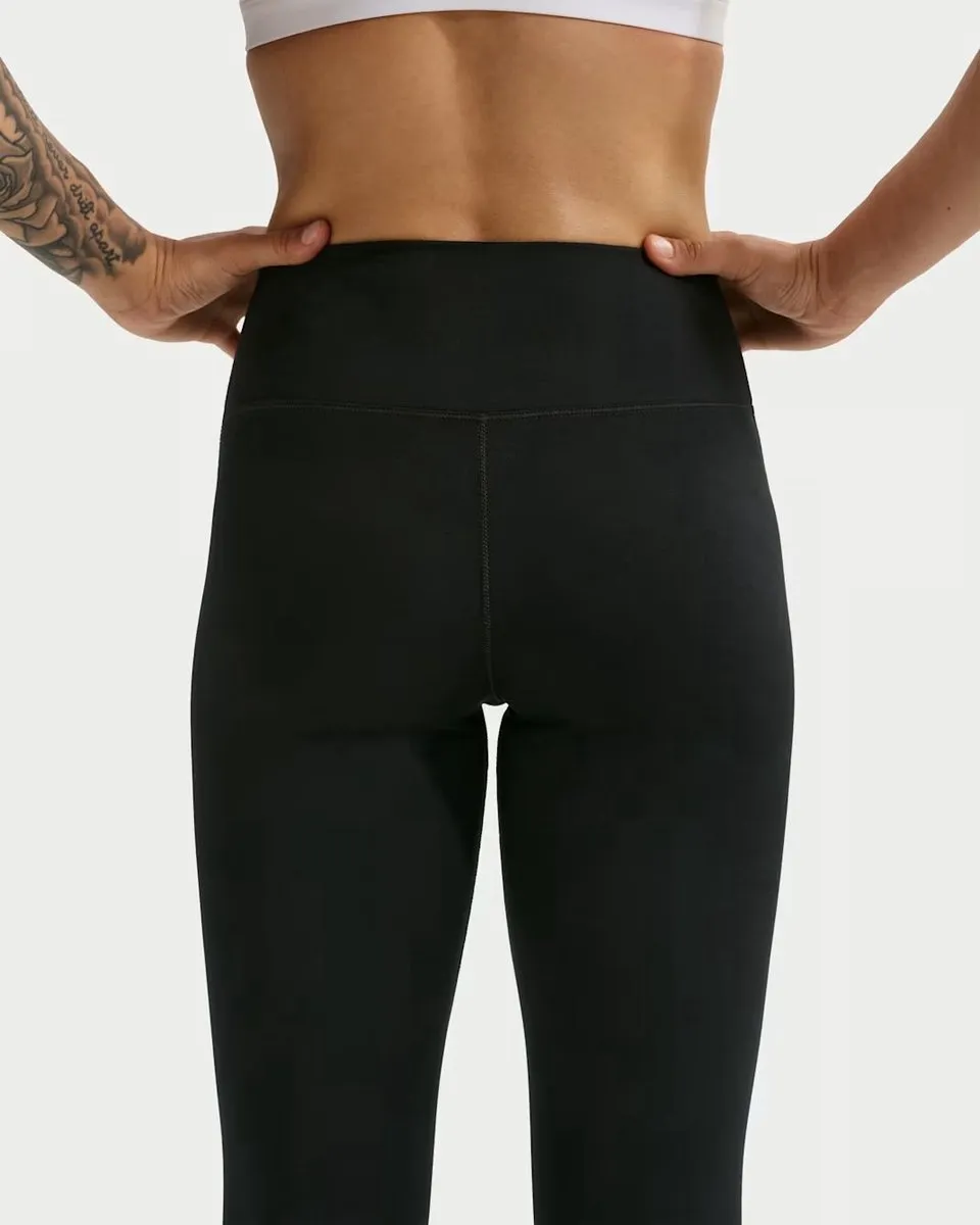 Nike Sportlegging One Seamless Front Dames XL - Zwart