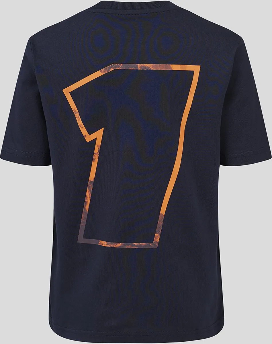 Red Bull Racing Max Verstappen T-shirt 140-146 - Blauw