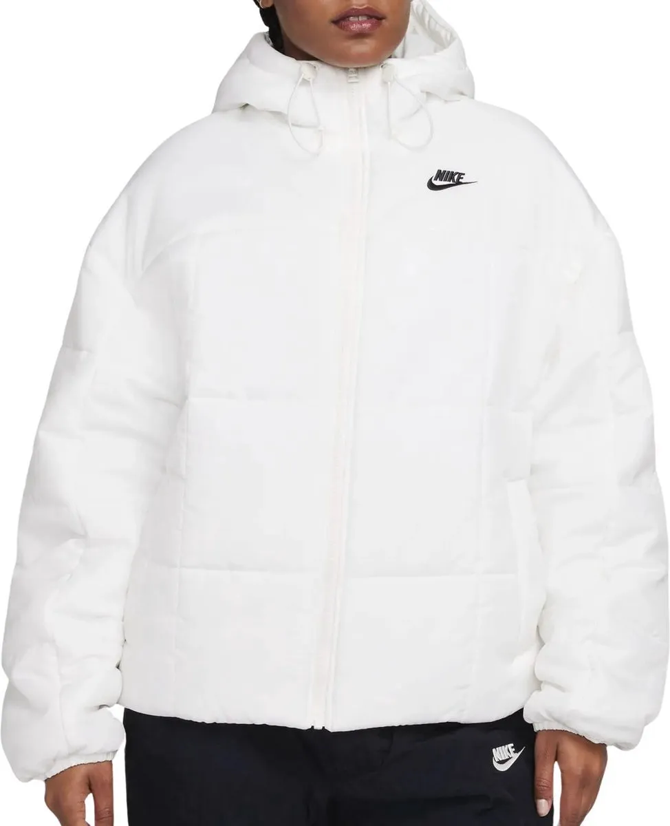 Nike Sportswear Classic Puffer Winterjas Dames XL - Wit
