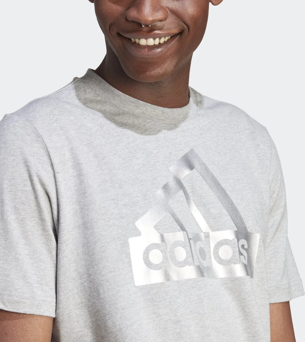 adidas Sportswear Future Icons Metallic T-shirt II3467 - Grijs