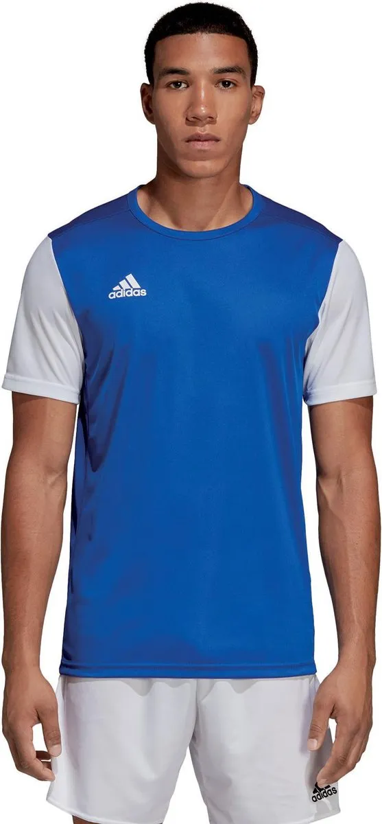 adidas Estro 19 Sportshirt XXL - Blauw/Wit