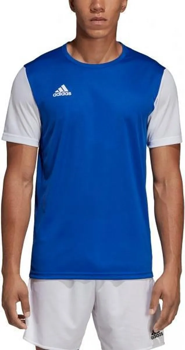 adidas Estro 19 Sportshirt XXL - Blauw/Wit