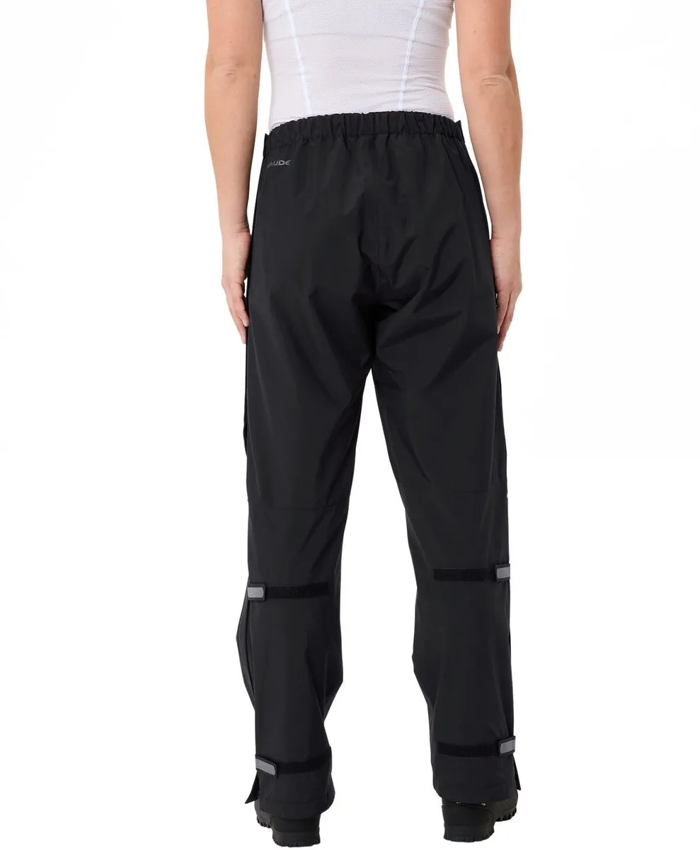 Vaude Women's Fluid Full-Zip Pants - Fietsbroek - Zwart