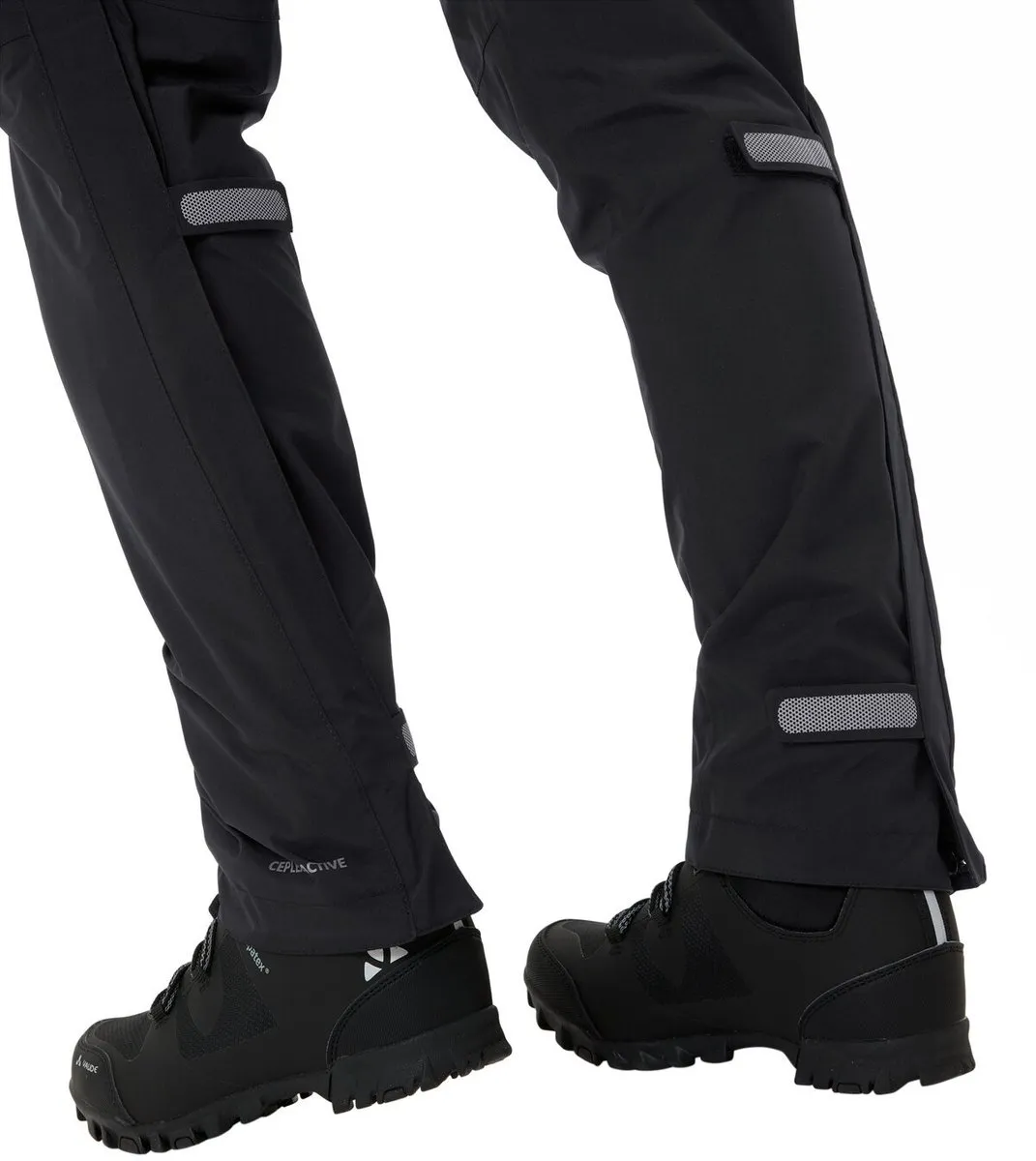 Vaude Women's Fluid Full-Zip Pants - Fietsbroek - Zwart