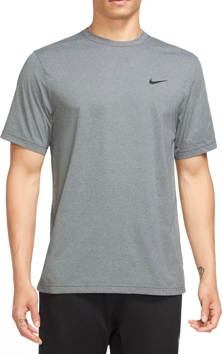 Nike Dri-FIT Hyverse Heren Runningshirt Short - XL - Grijs