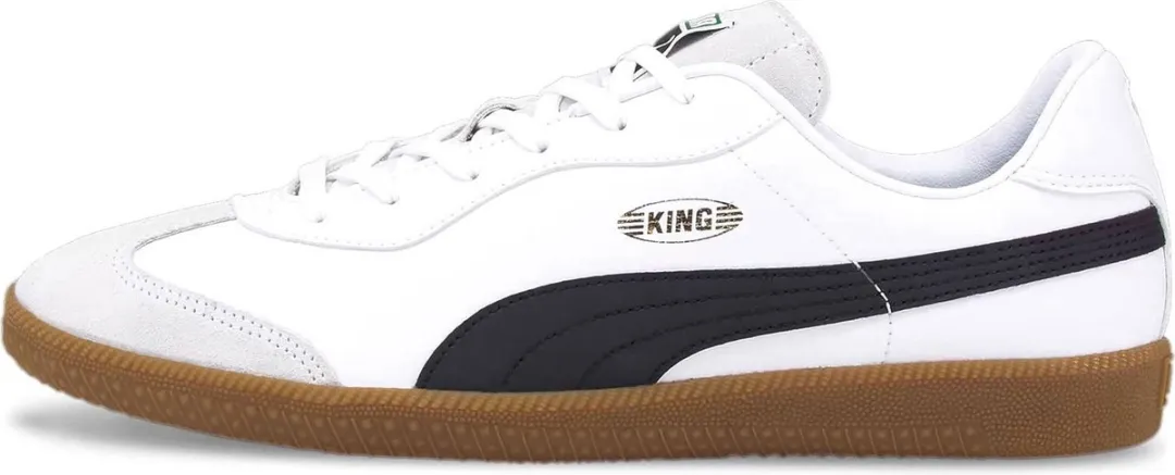 PUMA King 21 Sportschoenen 47 - Wit/Lichtgrijs/Zwart