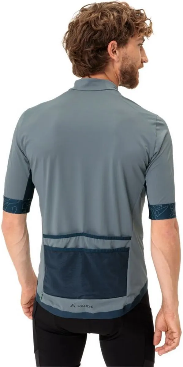 Vaude Kura FZ Tricot II Gravel Fietsshirt - Korte mouwen - XL - Blauw - afbeelding 6 van 6